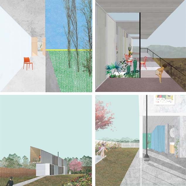 Collages: Casa Horizontal (arriba) y Casa Yerovi (abajo) - © Juan Tohme
