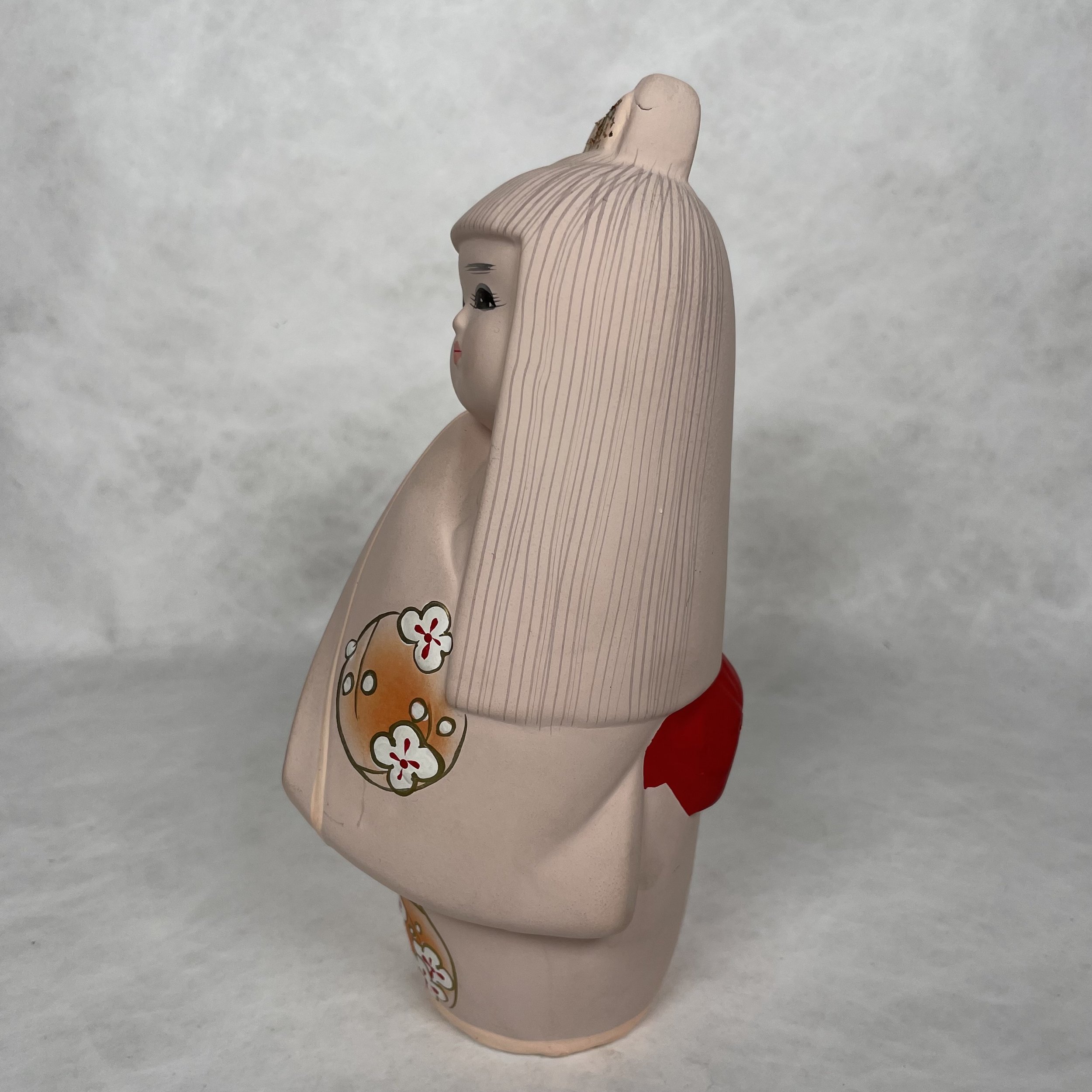 Ume Design Ceramic Doll Wearing Ume-Design Kimono — Japanese Cultural & Community ...