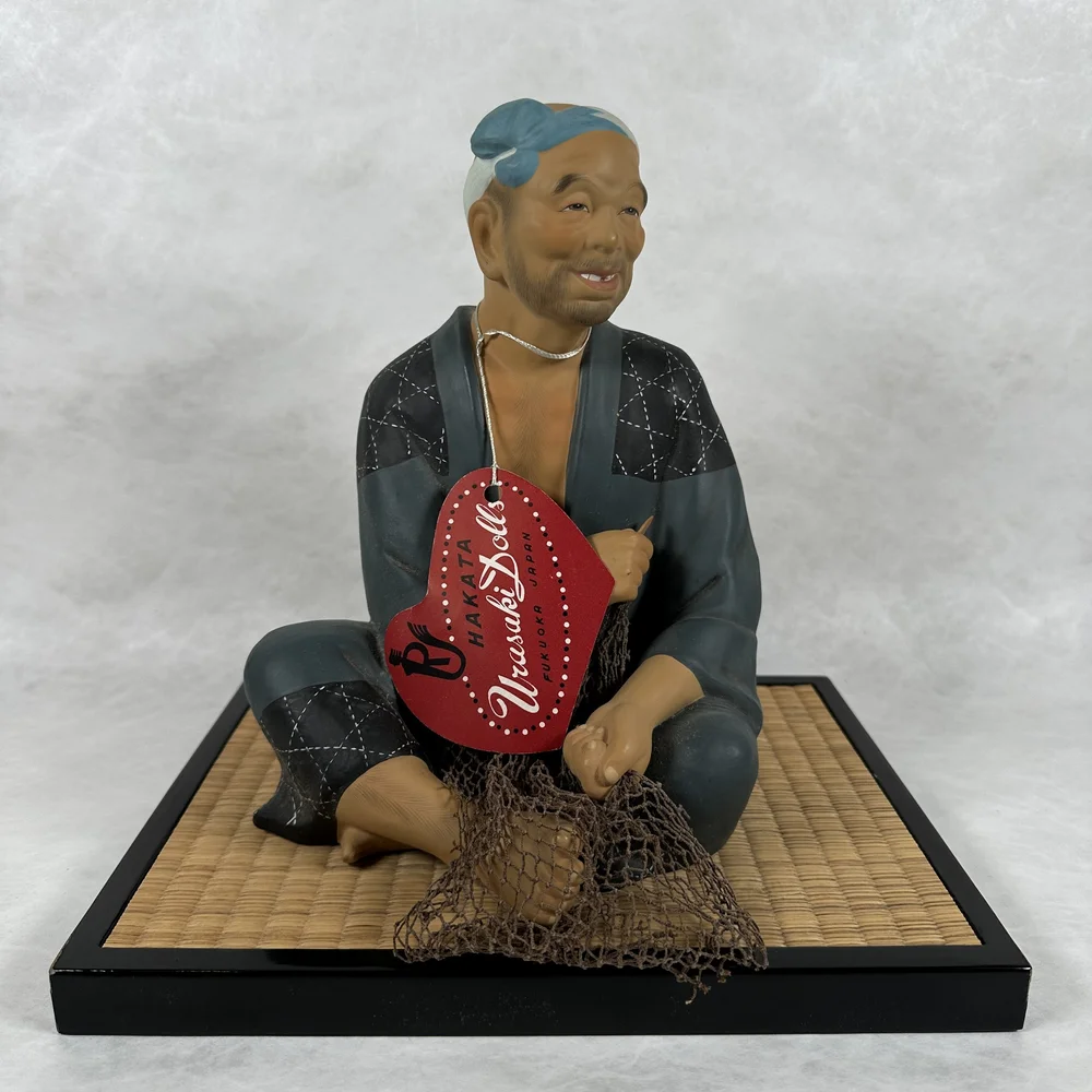 博多人形　三宅隆　作家物　Japanese pottery doll 博多人形 三宅隆 作家物 Japanese pottery doll
