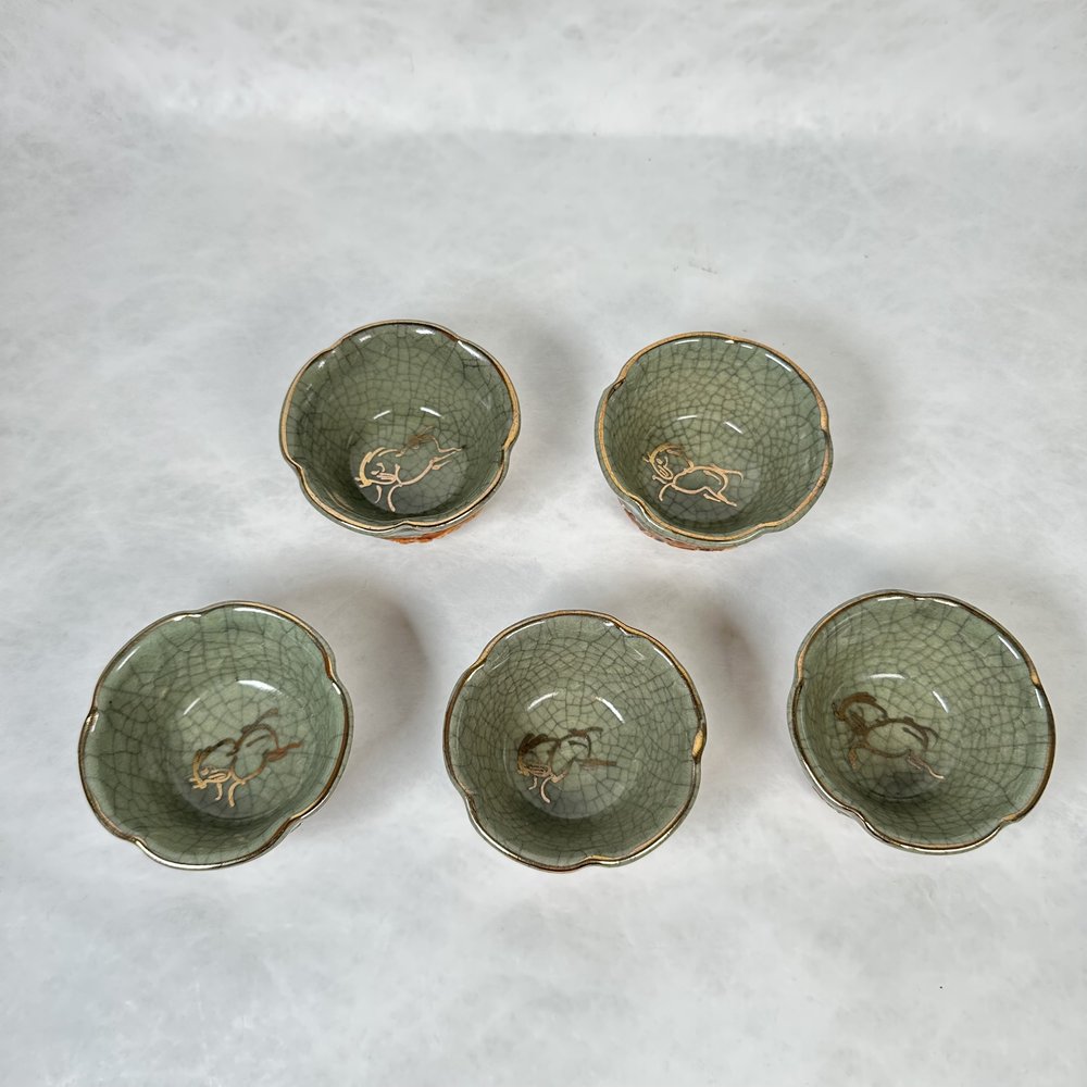 Obori Soma Ware Tea set — Japanese Cultural & Community Center of