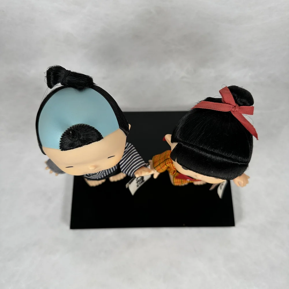 Pair of Mascot Character Dolls — Japanese Cultural