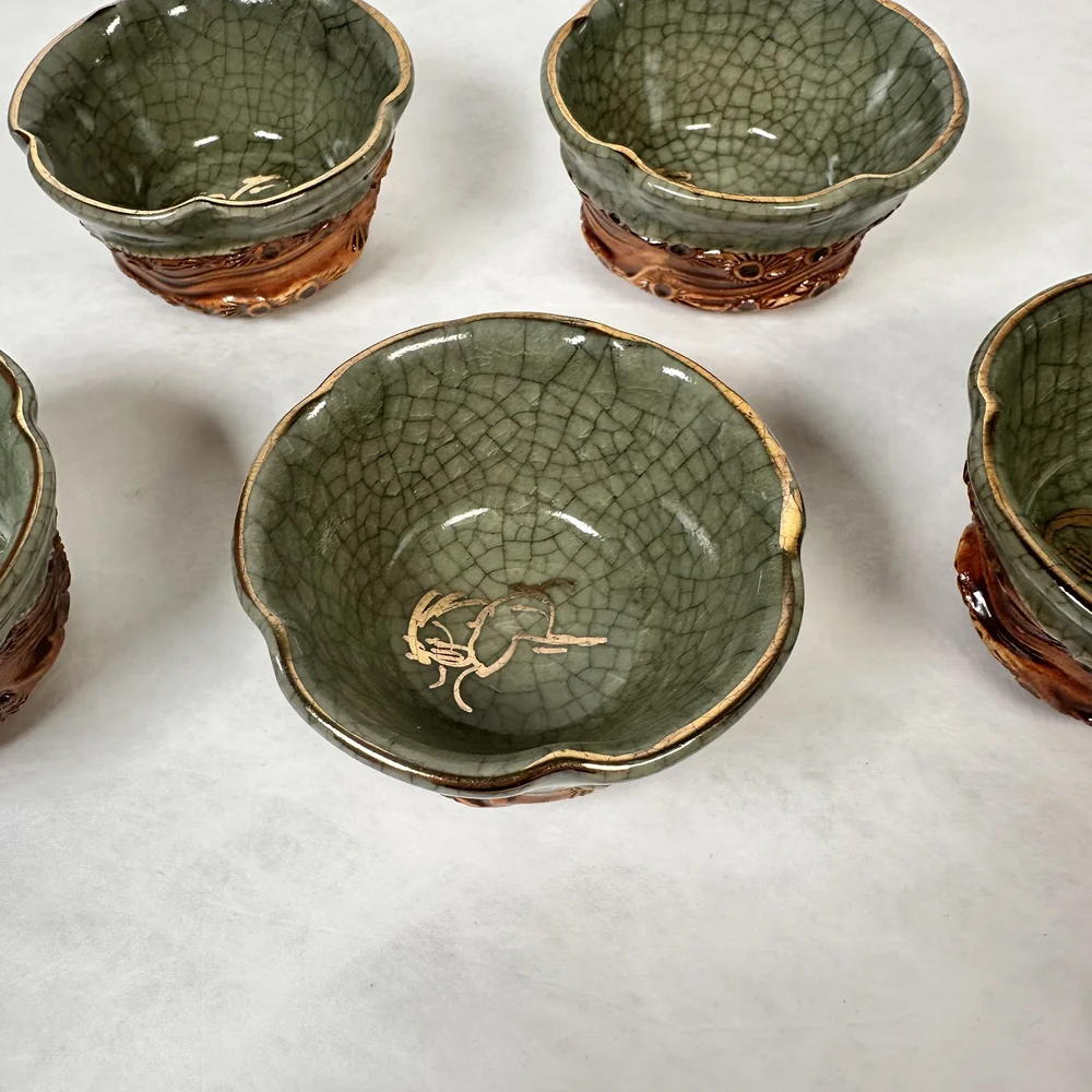 Obori Soma Ware Tea set — Japanese Cultural & Community Center of