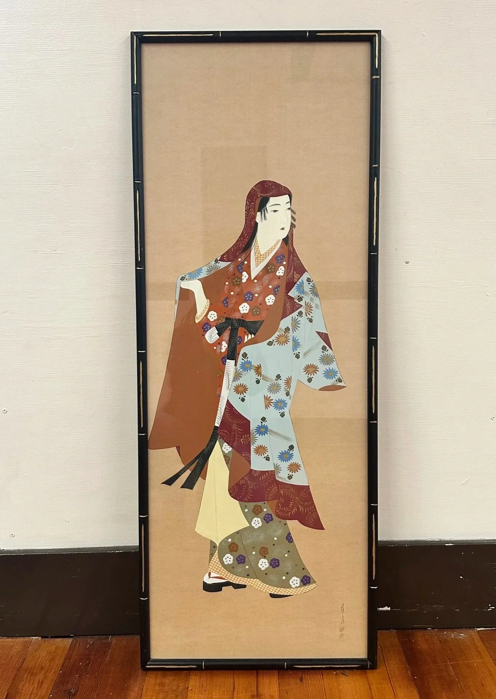 Framed Art “Hotei & Child” — Japanese Cultural & Community Center