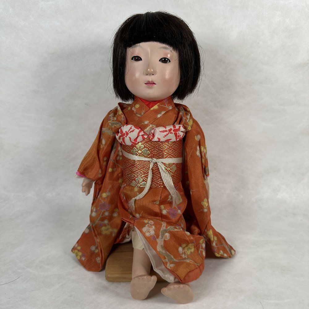 Pair of Wooden Hina Dolls — Japanese Cultural & Community