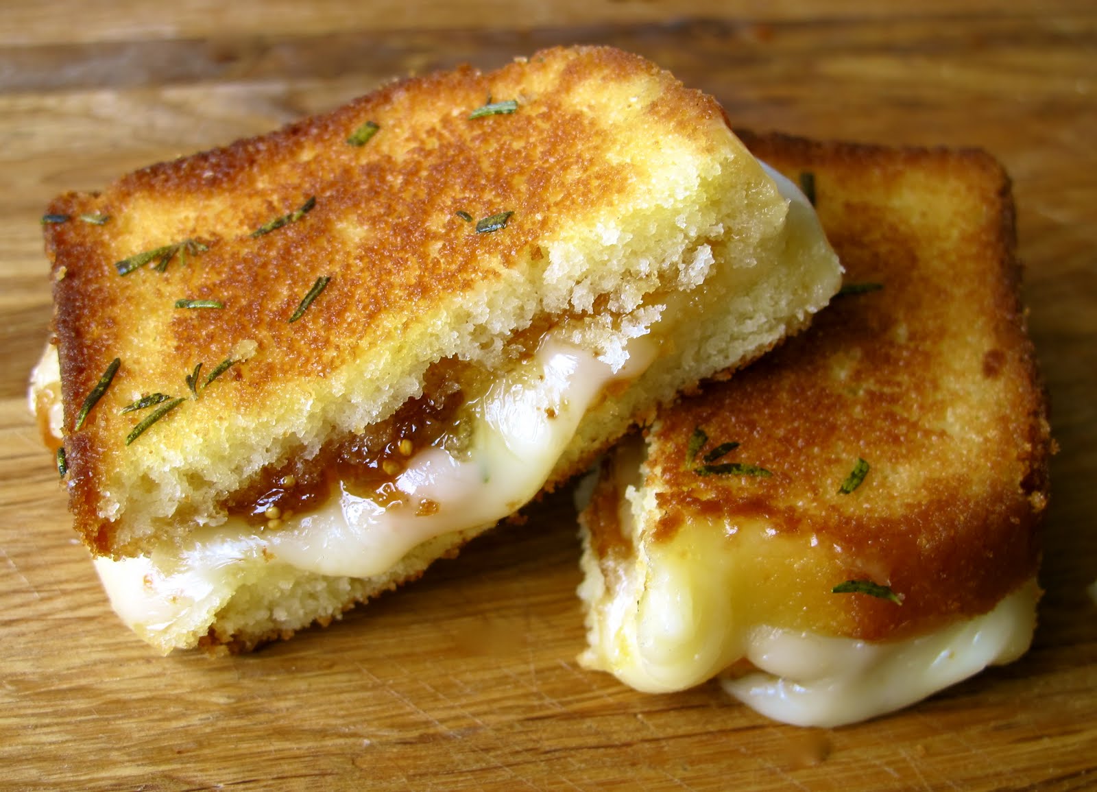 Grilled Cheese & Fig Preserves Sandwich