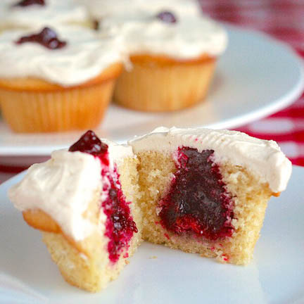 Jam Filled Cup Cakes