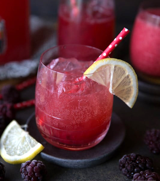 Blackberry Lemon Spritzer