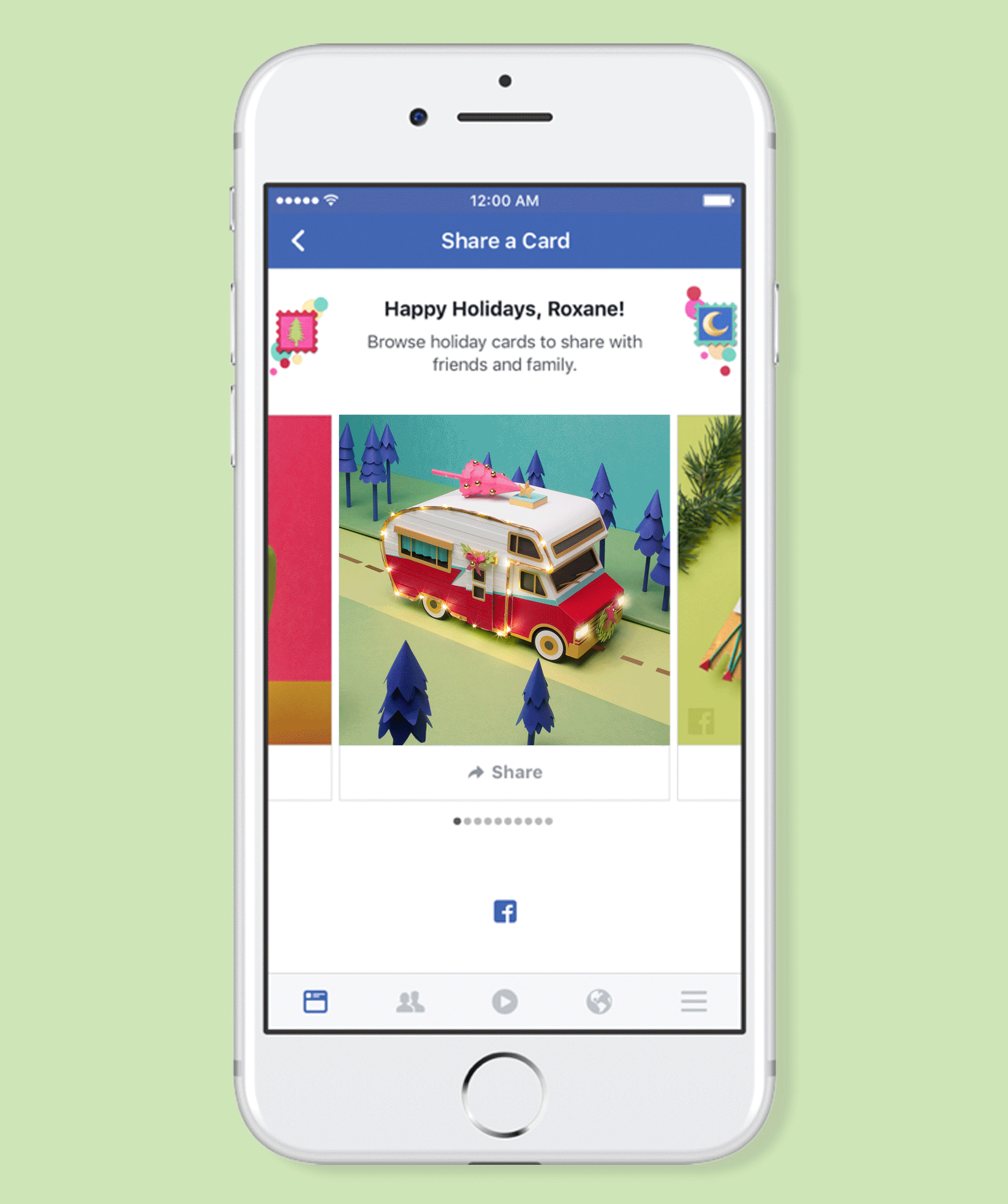 The program launched with paper craft and stop motion animation. While the product capabilities were limited, the creative studio introduced new ways to express emotion and delight on the platform.