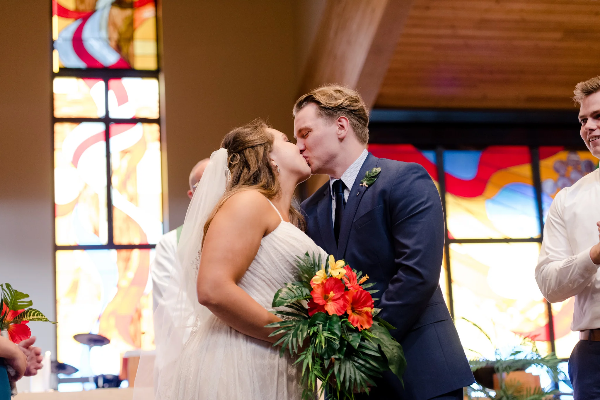 Fargo Moorhead Wedding Photography at Lutheran Church of the Good Shepherd by Chelsea Joy Photography