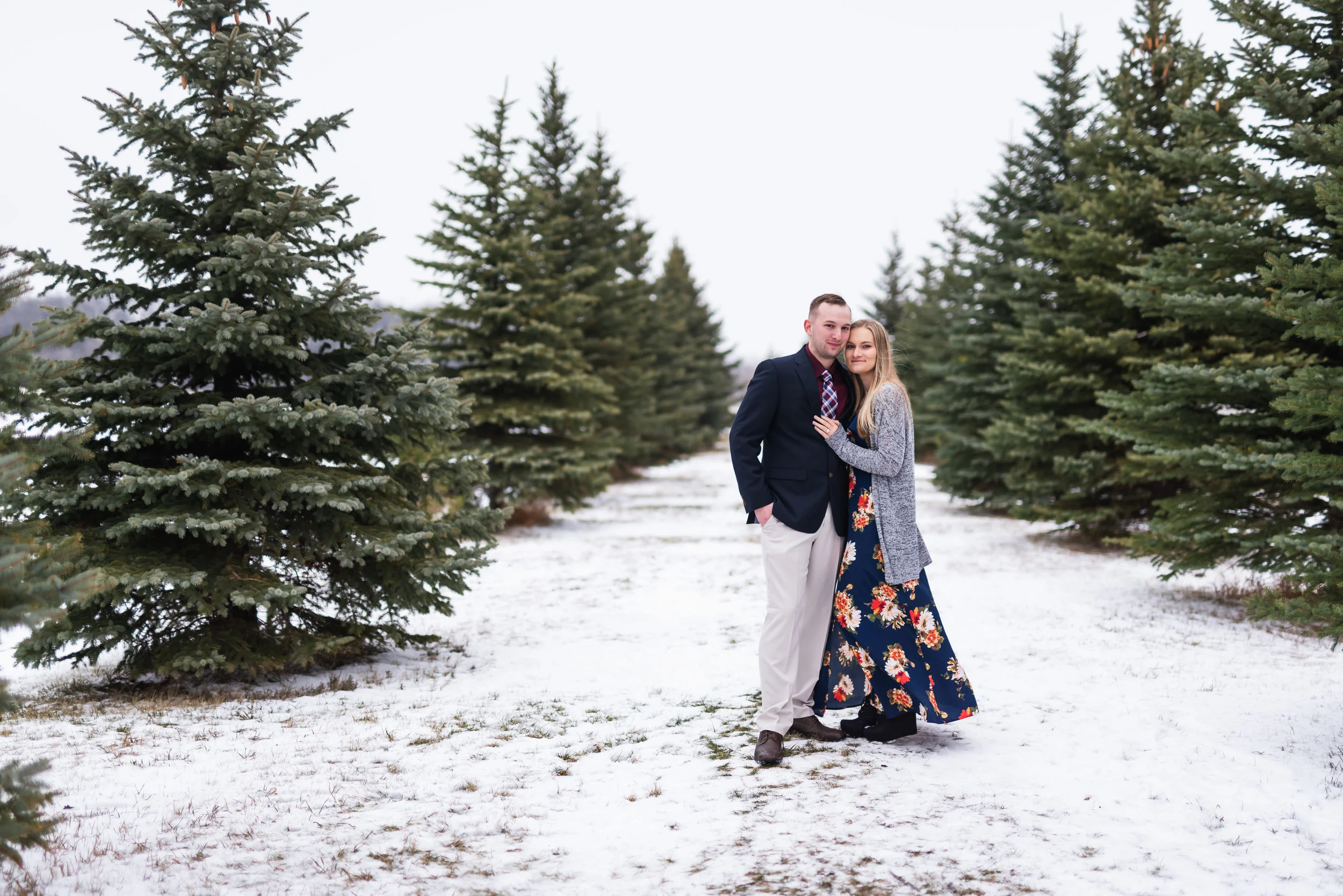 Fargo Winter Engagement Photos - Chelsea Joy Photography - Fargo Wedding Photographer