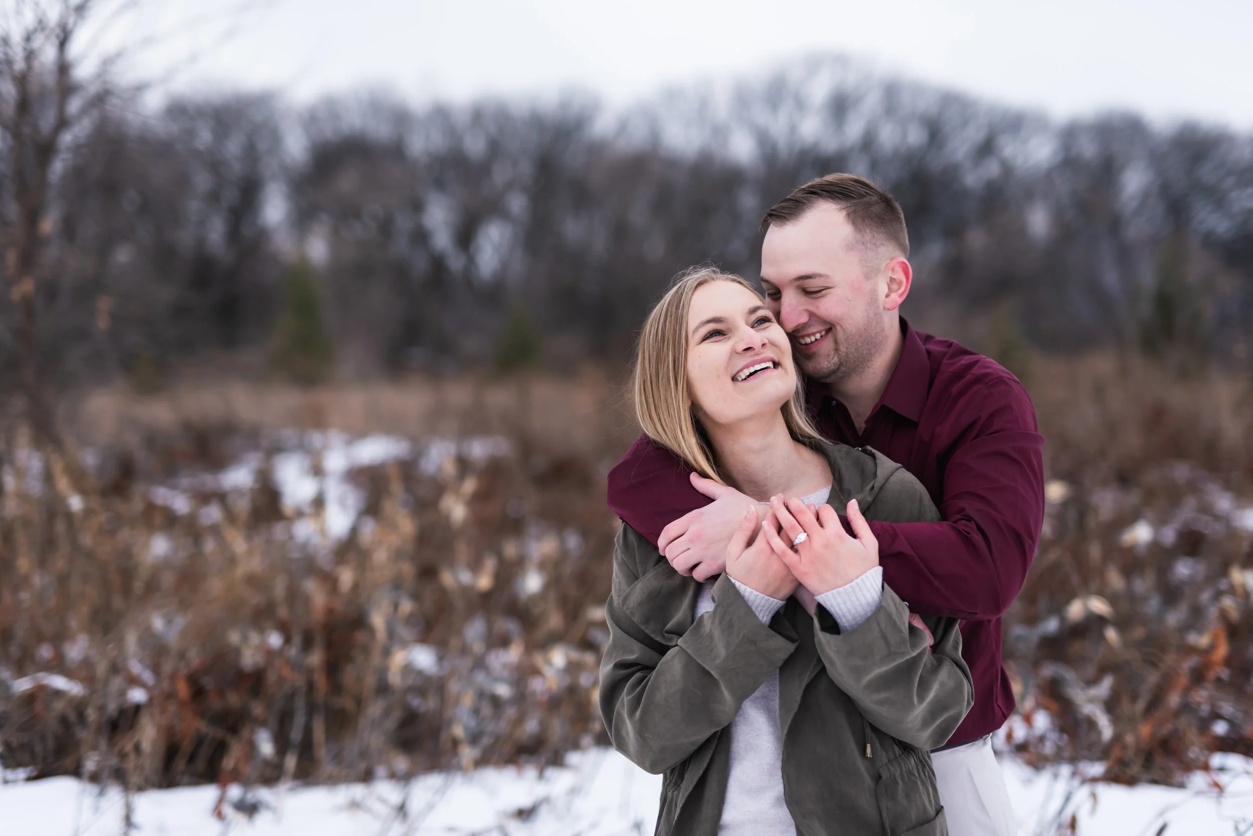 Fargo Winter Engagement Photos - Chelsea Joy Photography - Fargo Wedding Photographer