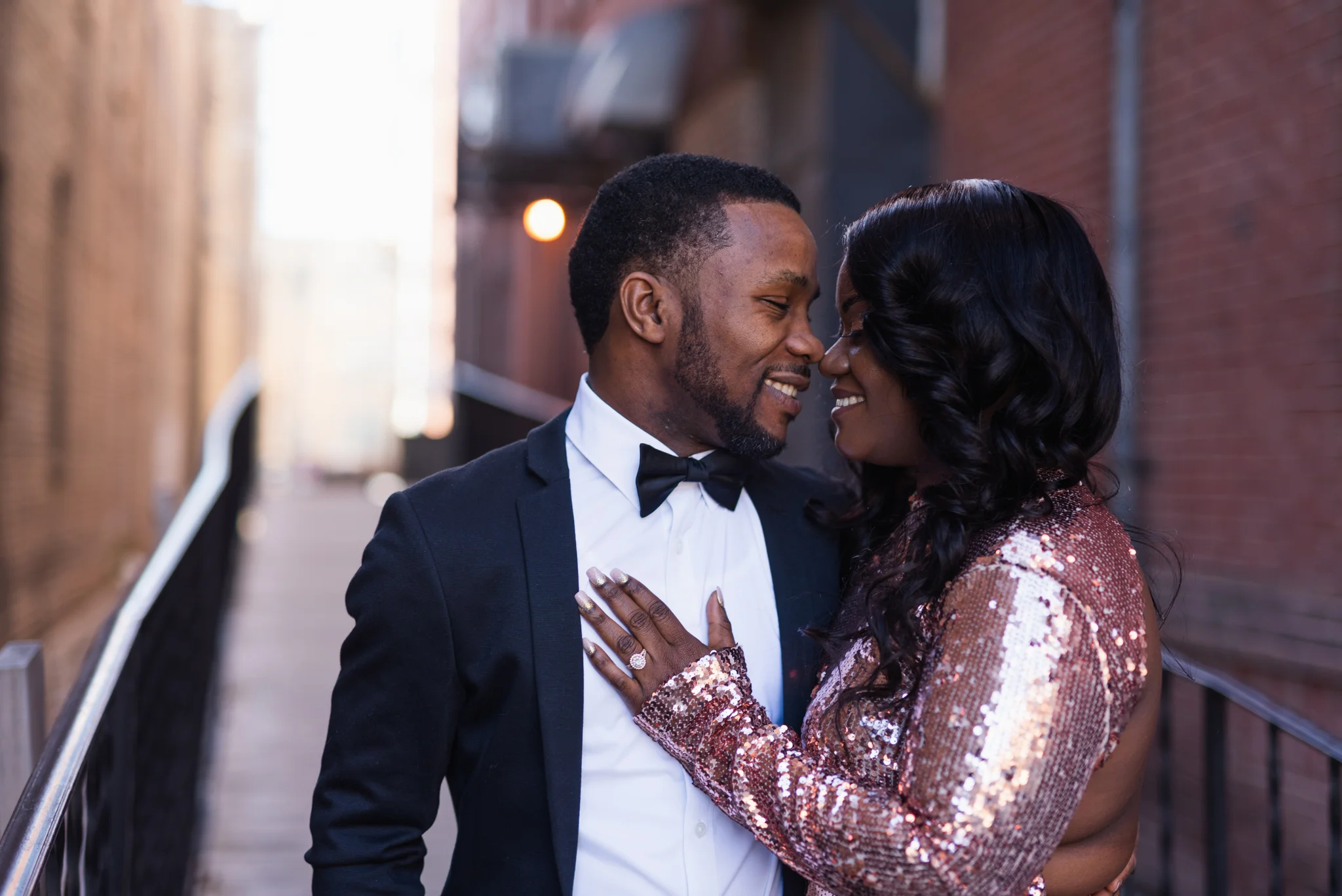 Downtown Fargo Winter Engagement Session | Fargo Wedding Photography