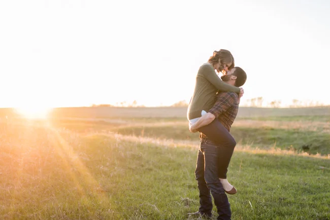 Rural Fargo Engagement Pictures | Fargo Wedding Photographer