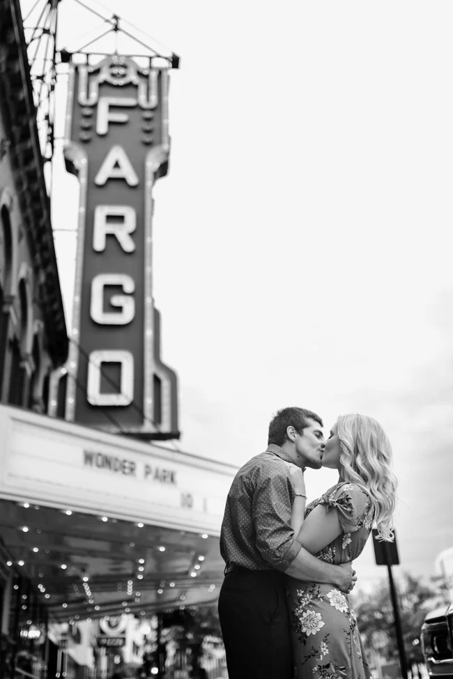 Downtown Fargo Engagement Pictures | Fargo Wedding Photographer