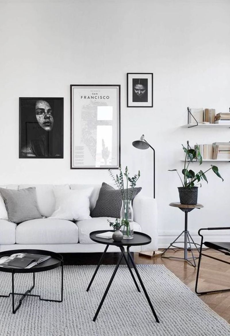  Black and white modern minimalistic look 