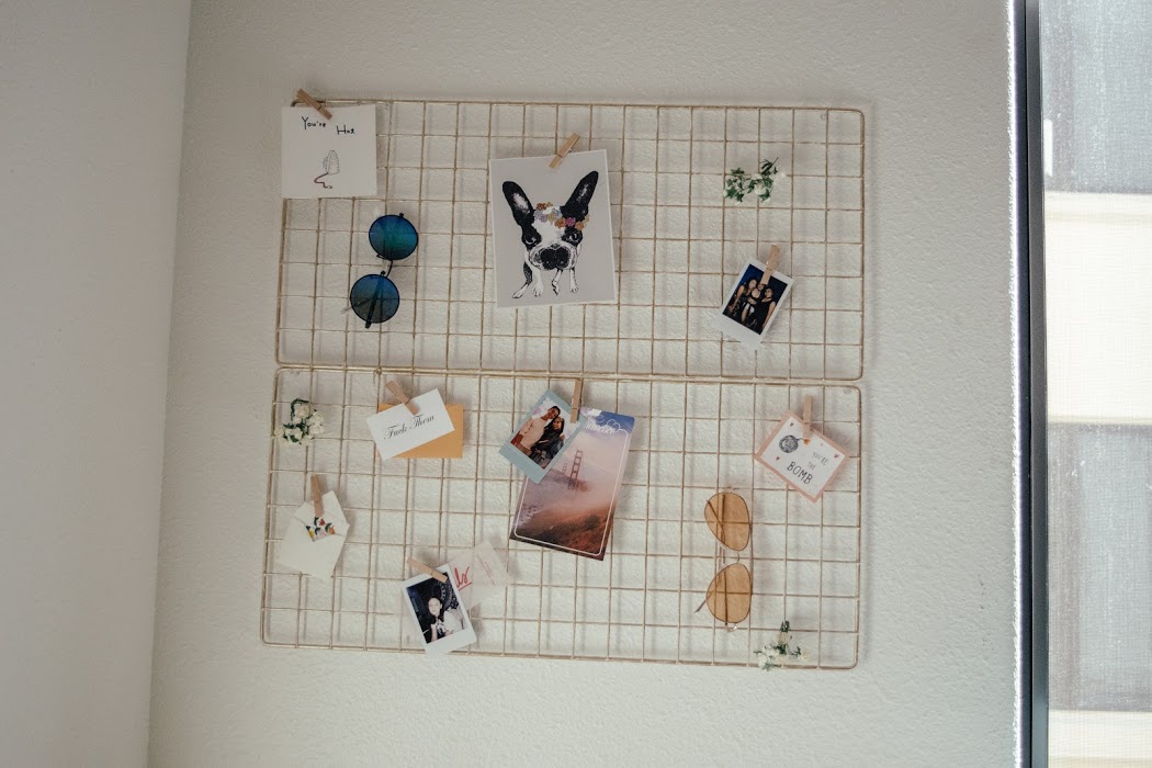  DIY Urban Outfitters Inspired Grid Display 