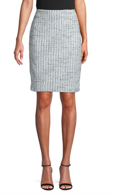 Karl Lagerfeld Paris - Tweed pencil skirt