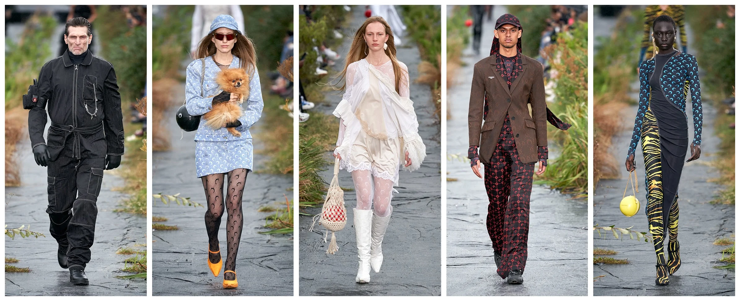 Marine Serre SS20 Imagines “FUTUREWEAR” in a Post-Apocalyptic Climate