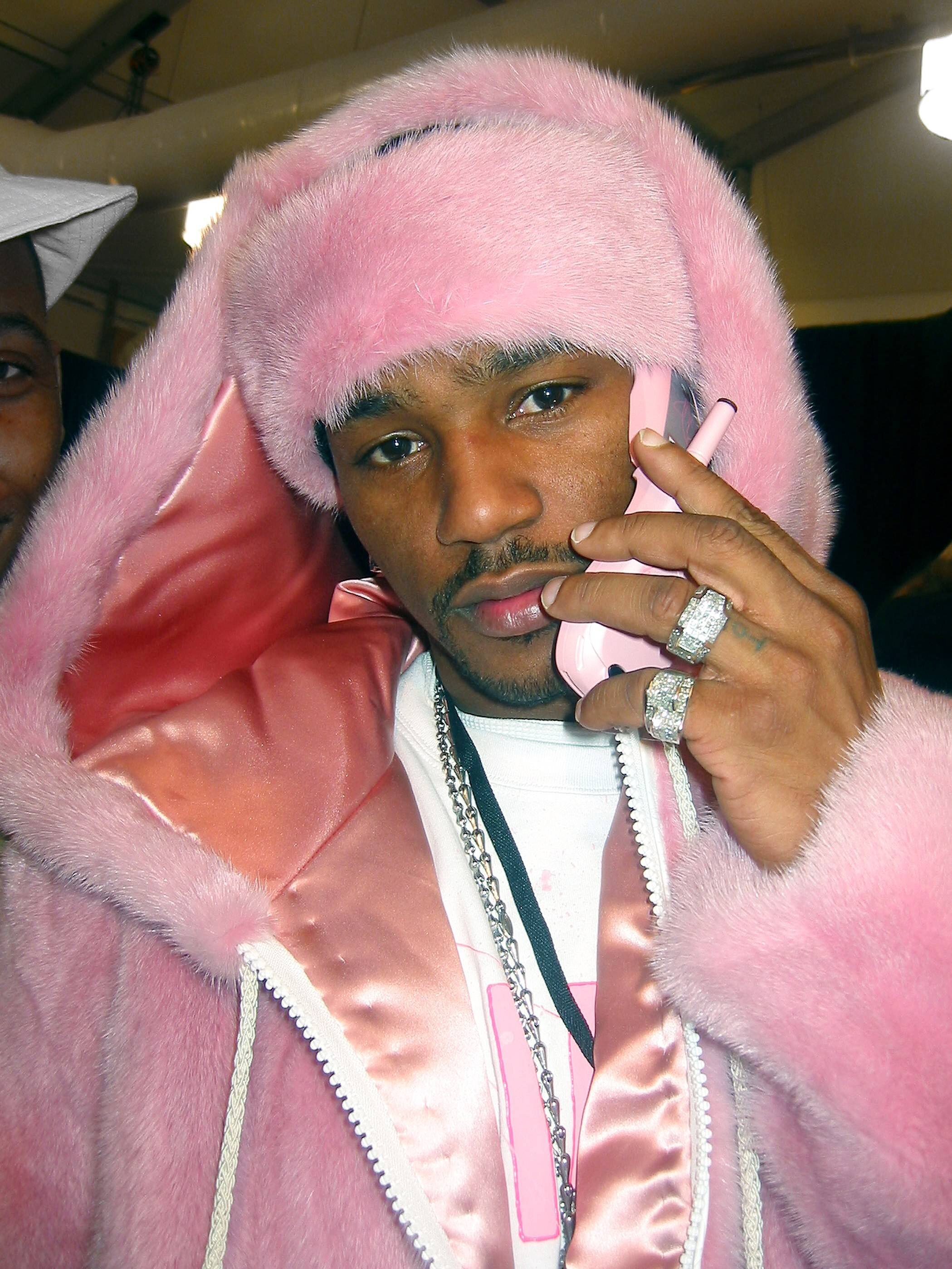  Cam’ron after the Baby Phat fashion show in 2002. 