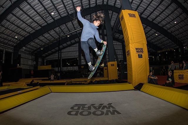 #BTBounds at @borealmtn starts tonight with a session in the @woodwardtahoe Bunker! #WoodwardTahoe coaches will be on hand to teach progressions on the floor, trampolines, and foam pits to add to muscle memory before even hitting the snow tomorrow. #