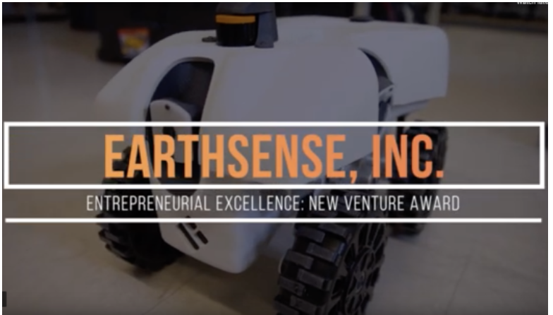 EarthSense Awarded the "Entrepreneurial Excellence: New Venture Award"