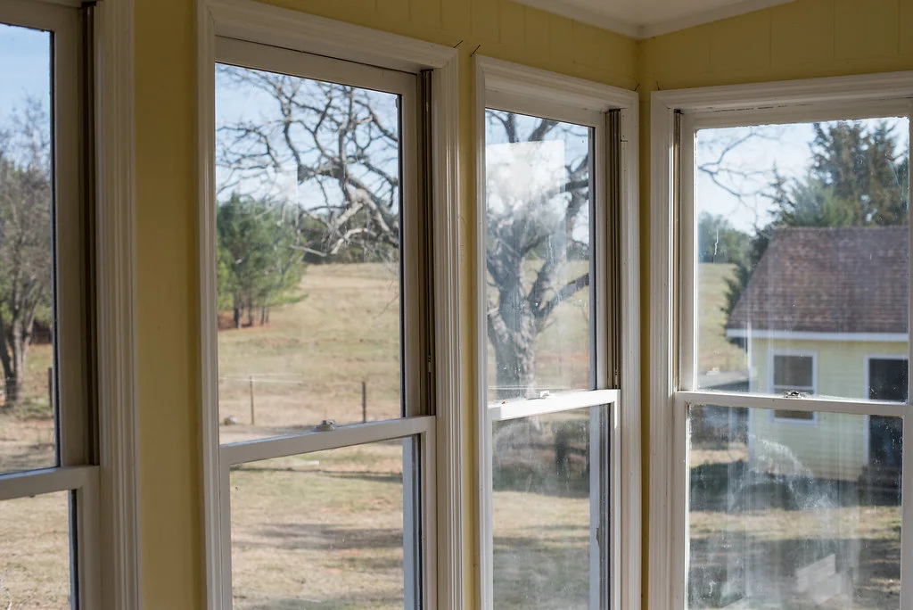The dining area was enclosed and the entire space was nothing but windows and subflooring. | PC: Emily Reedstrom