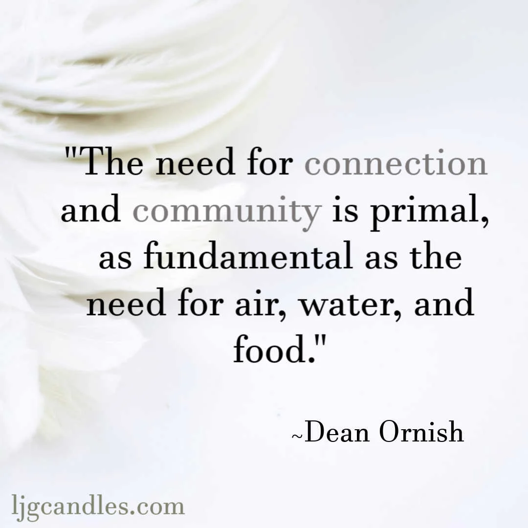 Dean Ornish Quote about Community