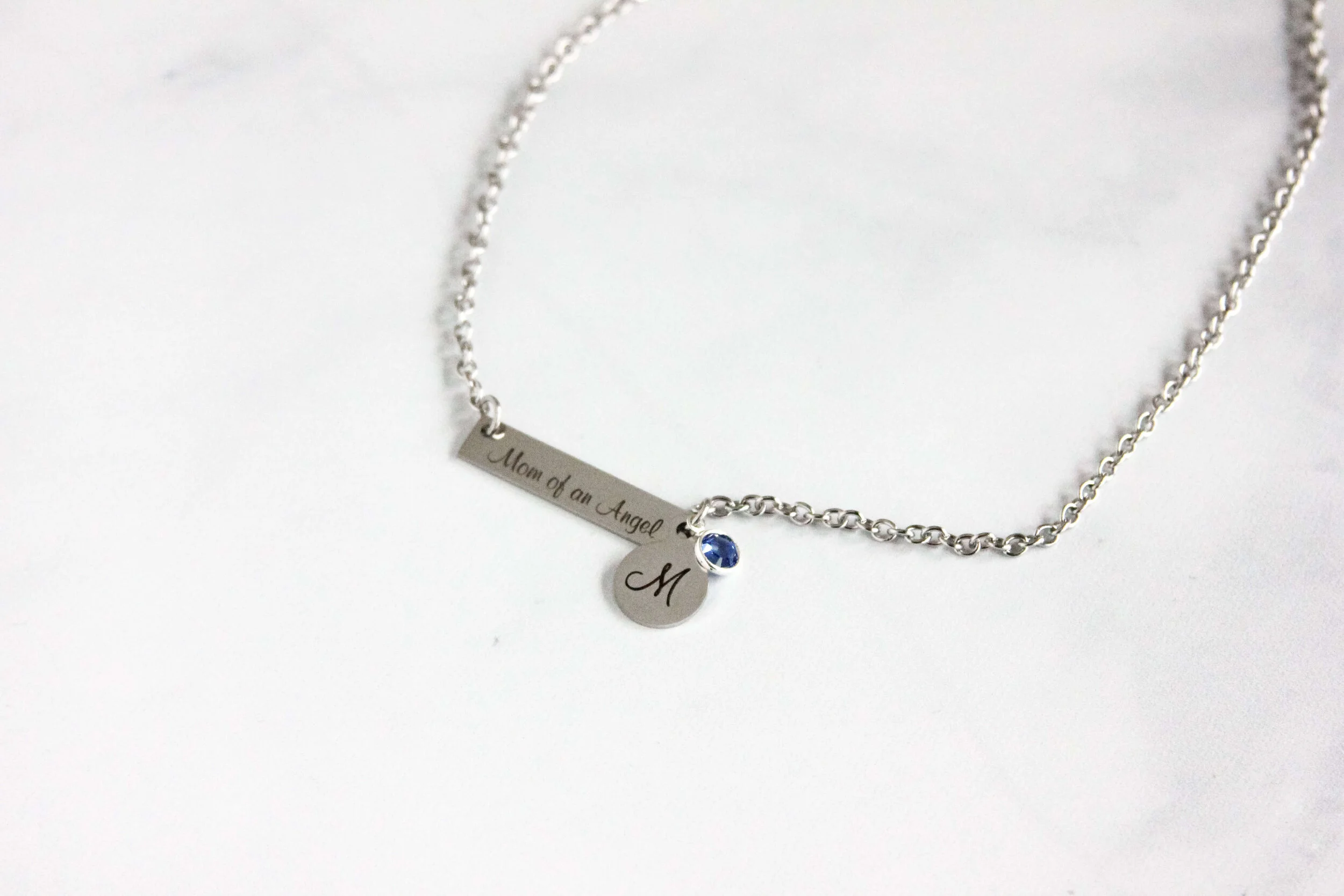 mom and dad memorial necklace