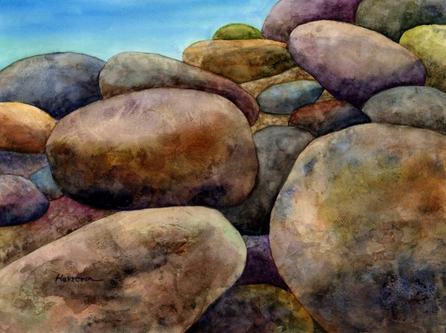 River Rocks by Teresa Rose