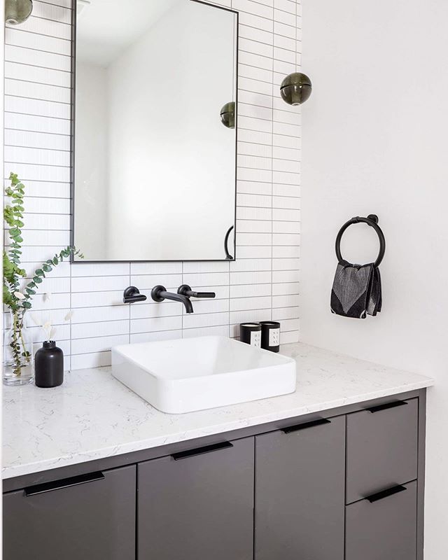 Power Room | Loving the minimal and unique vibe of this recently designed powder room at #MD17thave.
Interior Design: @moordesign 
Built By: @asanti.homes 
Photo: @ishot.ca