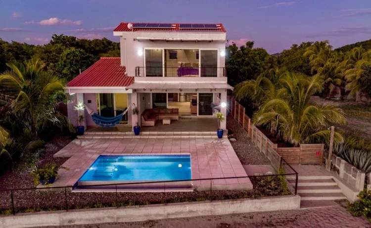 Picture of Off-Grid Beachfront Home in Popoyo With Rental Units (Sold) — life in nica