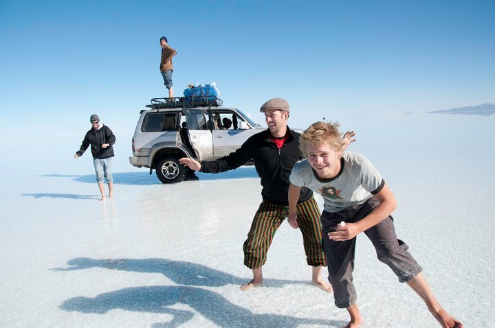 The Salar De Uyuni in Bolivia