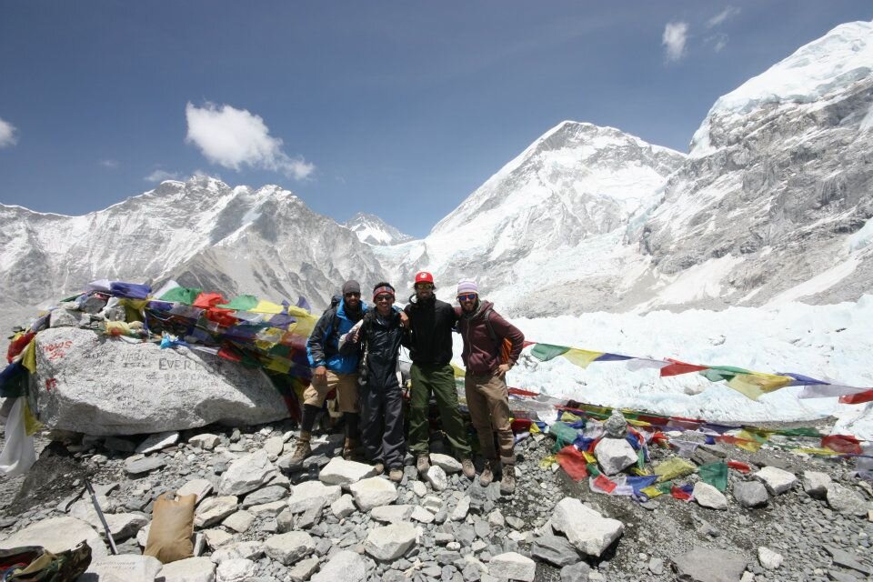 Mount Everest base camp in Nepal