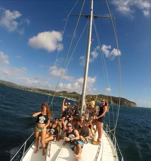 We ran a weekly sail boat charter in San Juan Del Sur