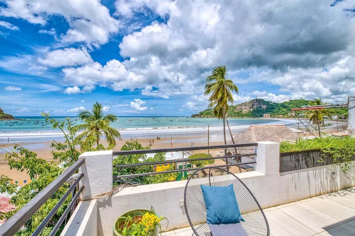 Two bedroom penthouse apartment on the beach road in San Juan Del Sur ...