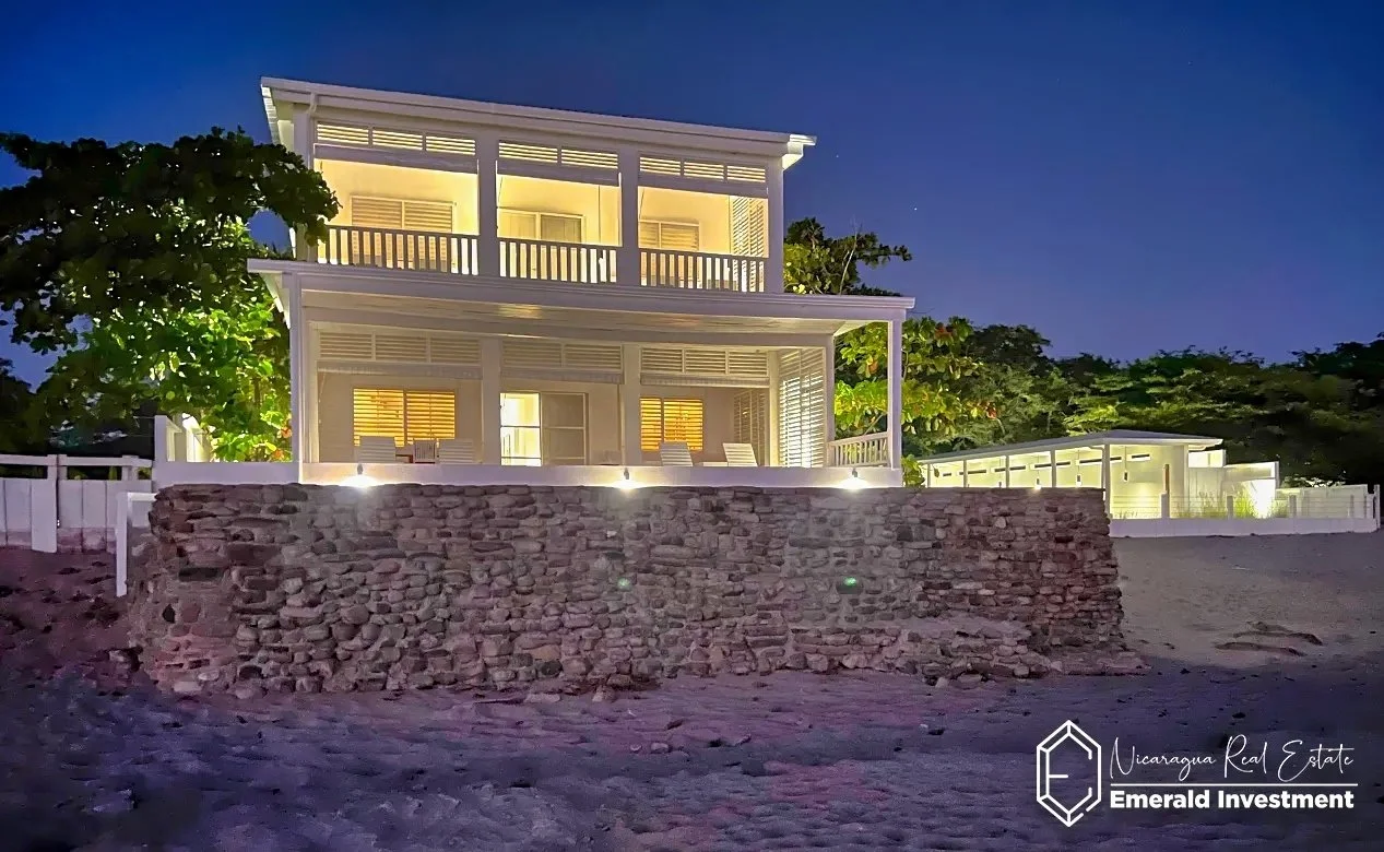 Oceanfront home for sale in Popoyo Nicaragua — life in nica