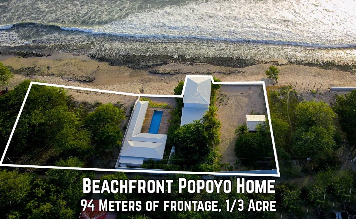 Beachfront Oceanfront Home House Property Fro Sale Popoyo beach Nicaragua-3.jpg