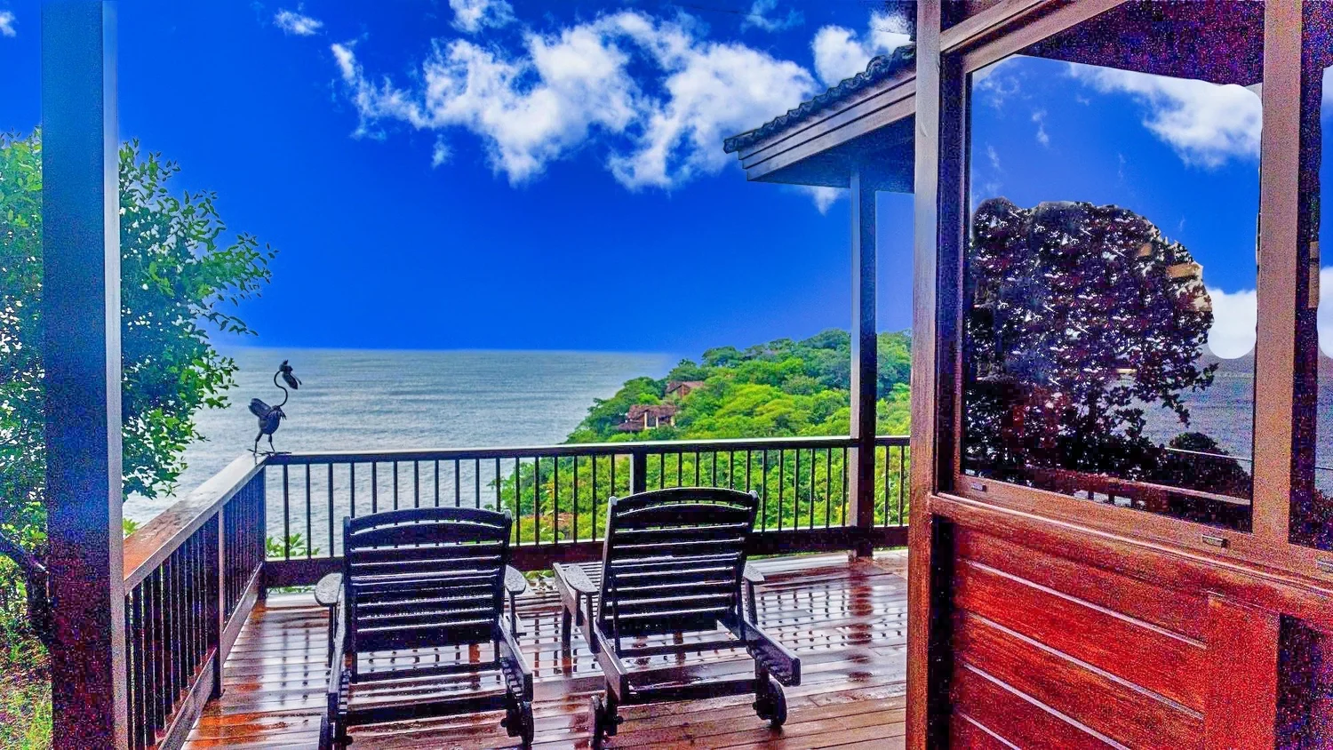 Oceanview clifftop home in Redonda Bay with private pool, tropical ...