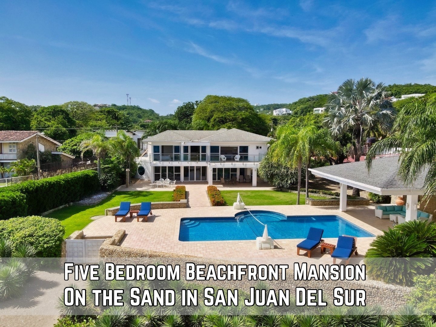 Premier Beachfront Mansion in San Juan del Sur - $1,790,000