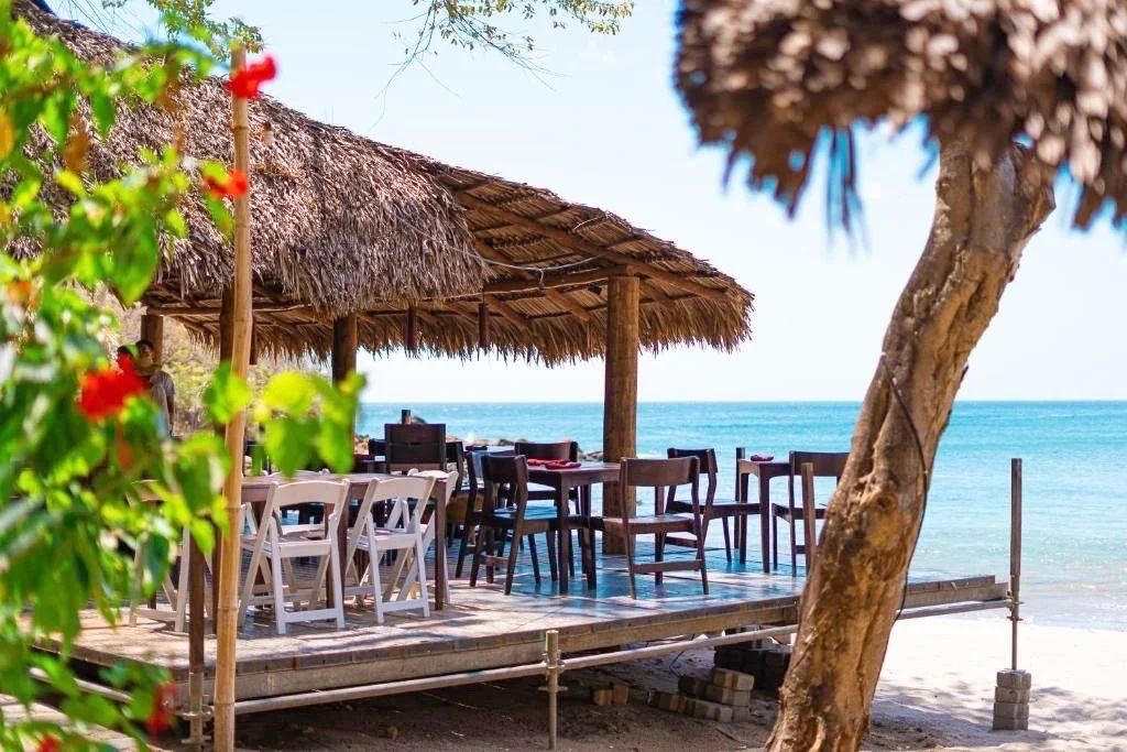 Furnished oceanfront home for sale in Redonda Bay, Popoyo, Tola, Nicaragua