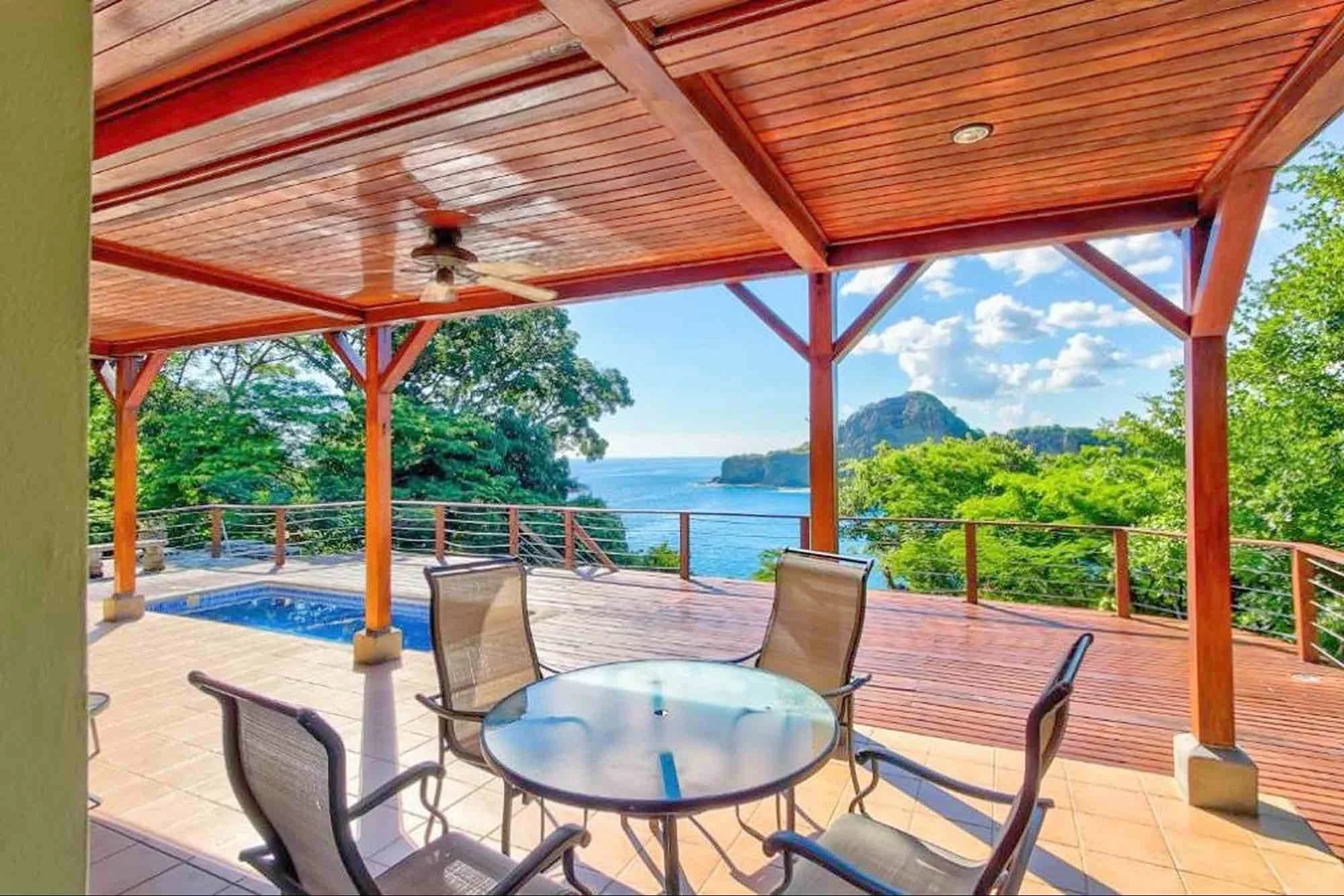 Furnished oceanfront home for sale in Redonda Bay, Popoyo, Tola, Nicaragua