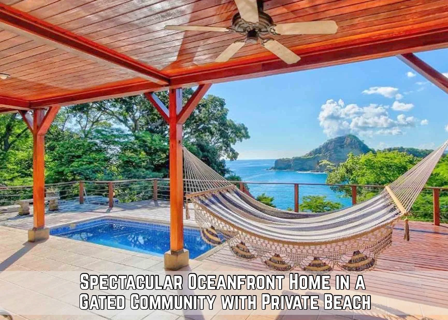 Oceanfront Cliff Home With Pool in Redonda Bay - $600k