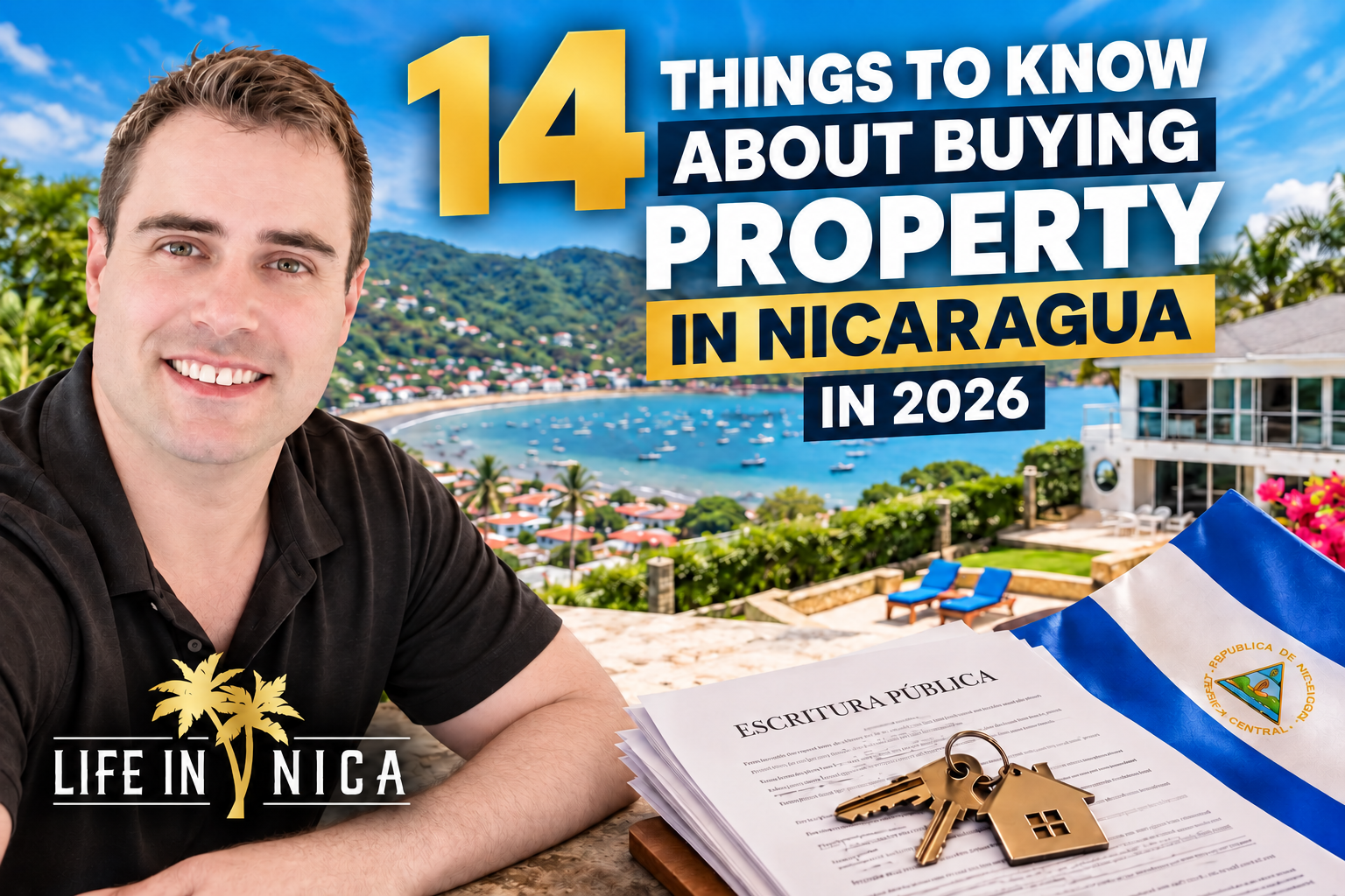Buying Property in Nicaragua Guide Joel Stott-Jess Life In Nica San Juan Del Sur Bay View