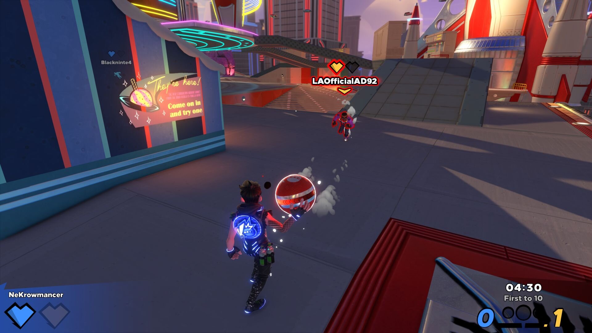 Knockout City review: Dodgeball and Fortnite-like progression team