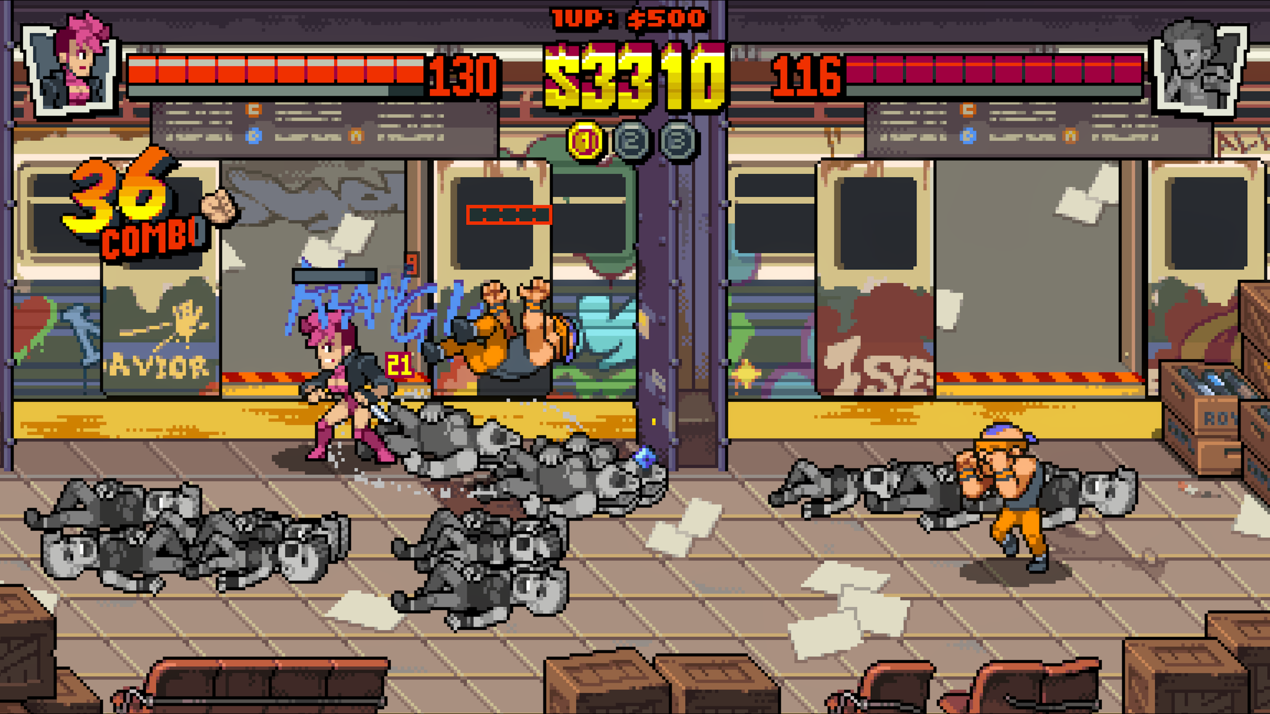 Double Dragon Dojo: Double Dragon PlayStation version review