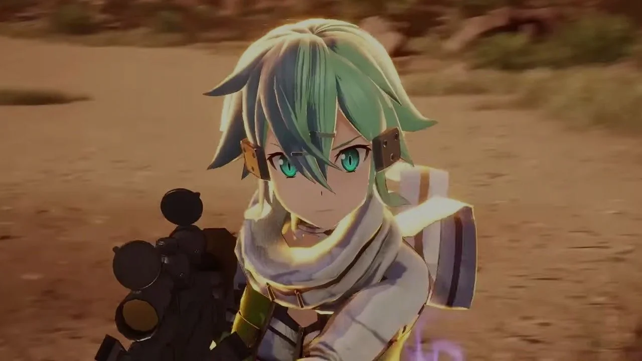 Sinon has been revealed in new trailer for Sword Art Online Fractured Daydream!