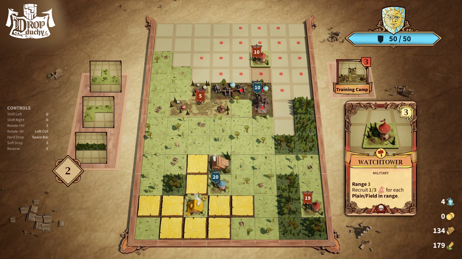 Strategy-Puzzle Game Hybrid Drop Duchy Unveils Kingdom-Building Gameplay Trailer