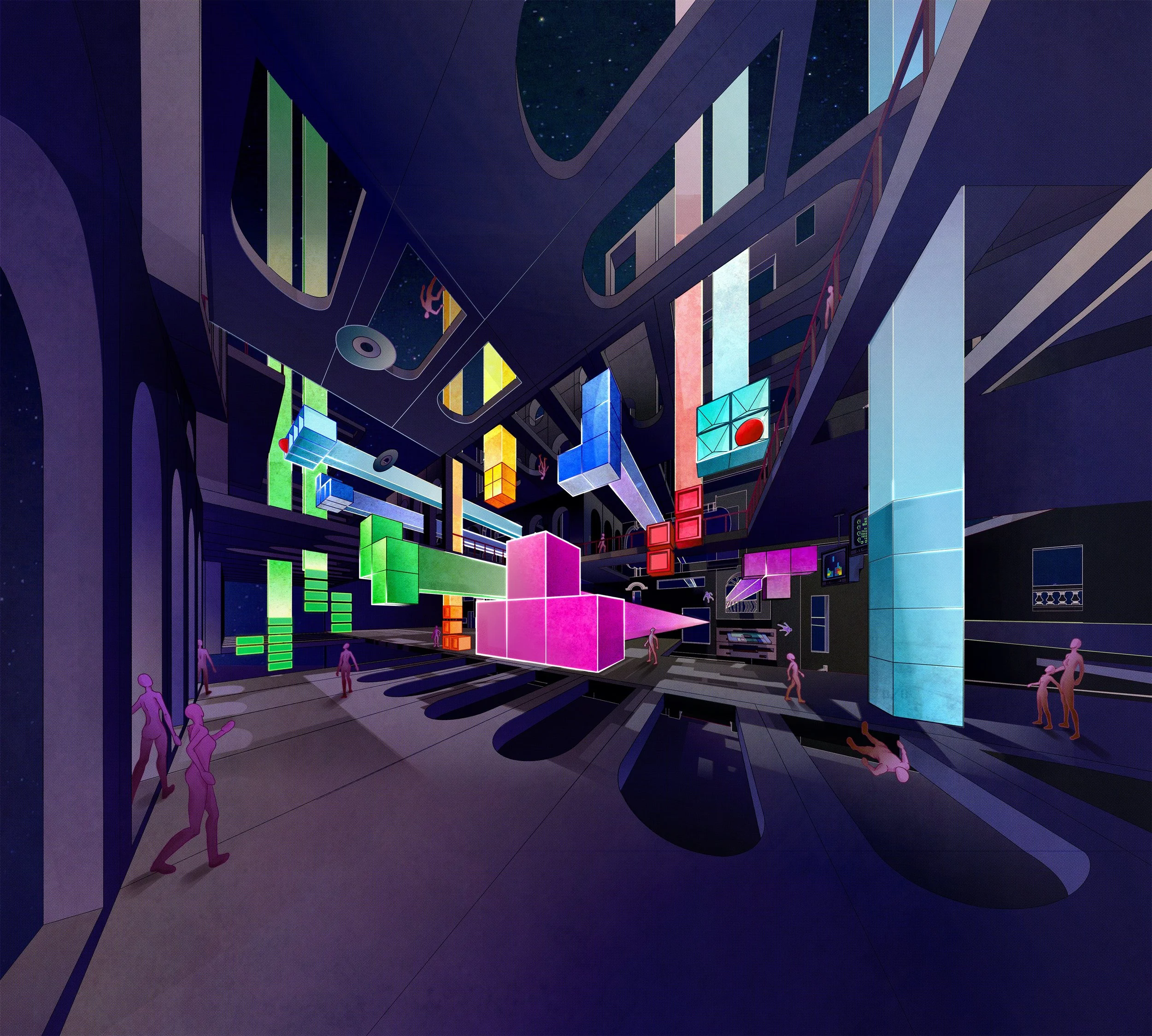 Travel Through Time in Tetris Time Warp As Part Of Tetris Forever