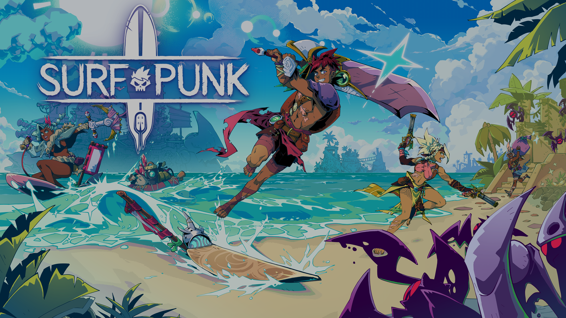 Make Anchor And Soak Up Some Sun In New Gameplay Trailer For Co-Op ARPG, Surfpunk!