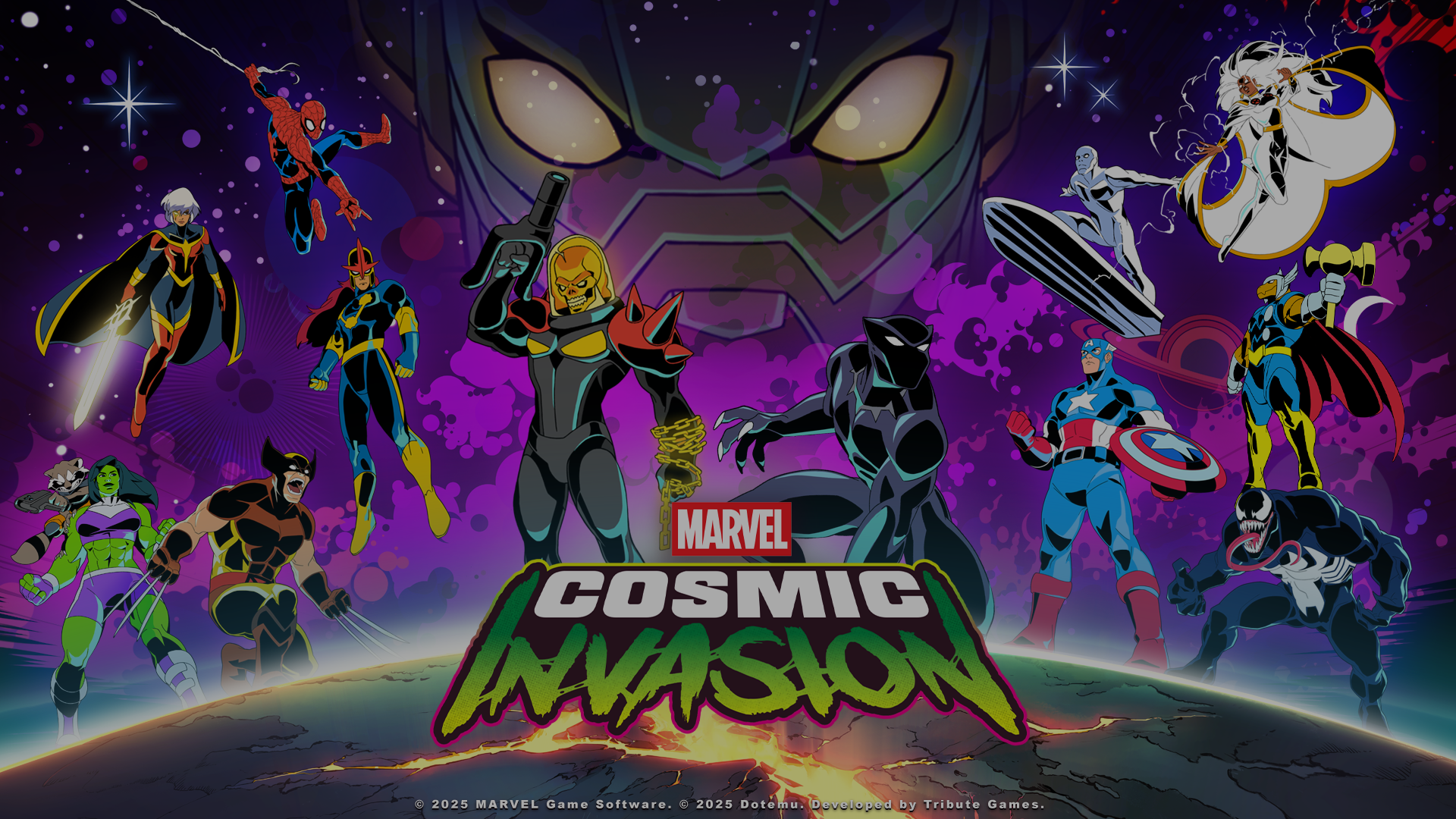 MARVEL Cosmic Invasion Tags Black Panther, Cosmic Ghost Rider into Playable Roster to Fight Thanos in New Gameplay Trailer!